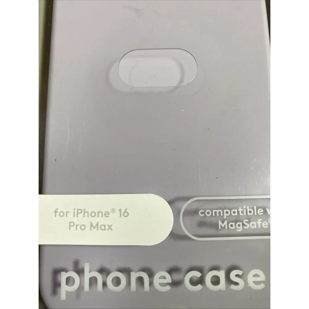 Heyday iPhone 16 Pro Max Silicone Phone Case - Soft Purple